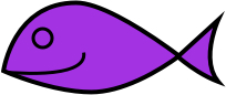 purple fish